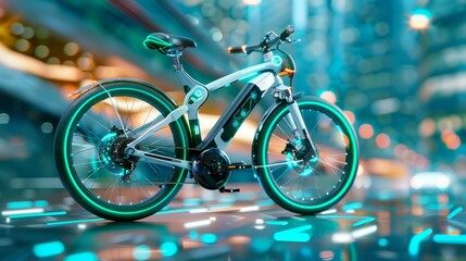 Futuristic autonomous car navigating a smart highway with integrated AI systems and eco-friendly design, showcasing the future of personal mobility