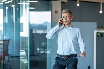 Businessman Talking on Phone