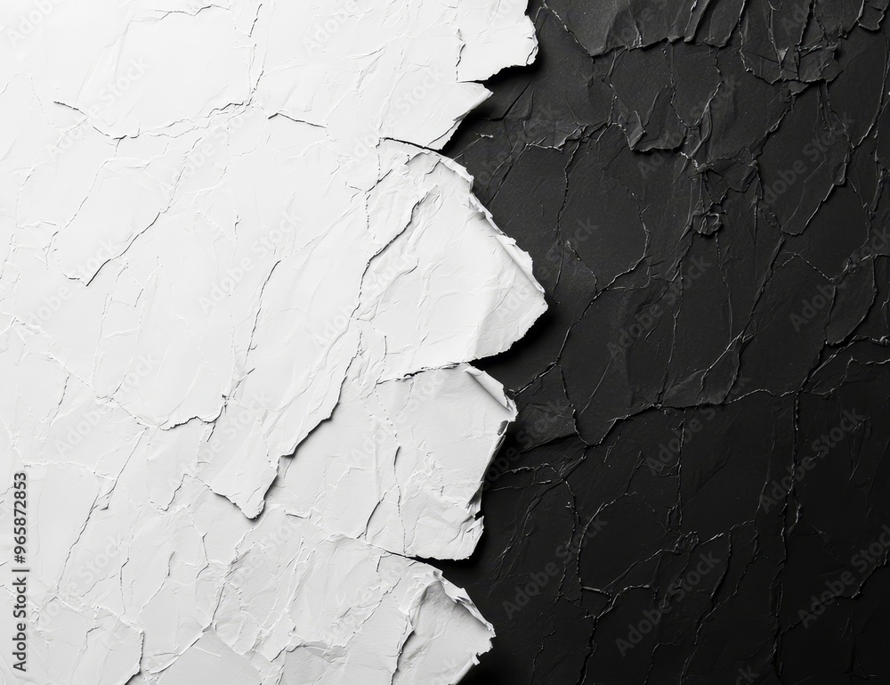 Poster a white backdrop with a crumpled paper texture and an old poster texture backdrop surface on which t