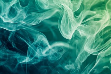 Fototapeta premium An attractive young woman in neon light and smoking an e-cigarette