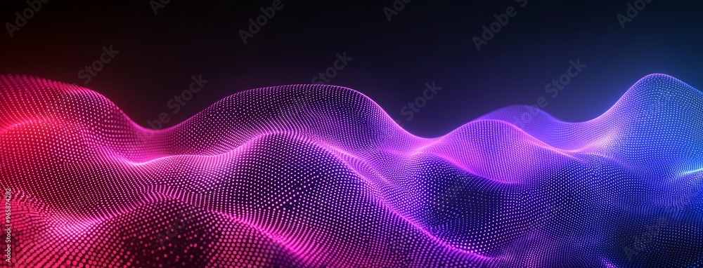 Poster background equalizer for music. using sound waves with musical waves and a background equalizer. 3d 