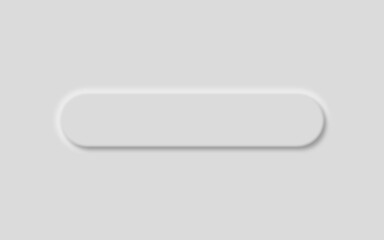 Soft ui button with round corners. Ideal for user interface design. Vector graphic