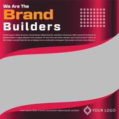 banner new design purple color with image  