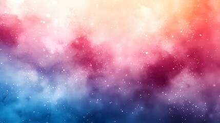 Obraz premium A soft watercolor background in pastel tones, featuring light bokeh effects that create a dreamy, romantic atmosphere.