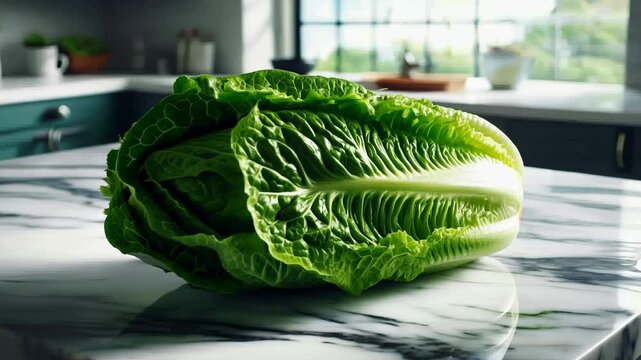 head of cabbage closeup