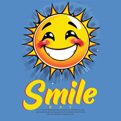 World smile day social media post banner template with smile emoji