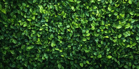Obraz premium Dense green foliage creating a vibrant natural background.