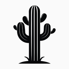 Fototapeta premium Plants & Cactus icon vector art illustration