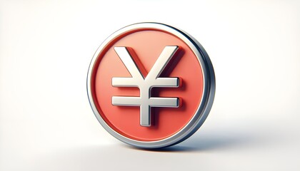 Fototapeta premium JAPAN CURRENCY SYMBOL ICON