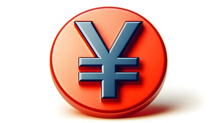 Obraz premium JAPAN CURRENCY SYMBOL ICON