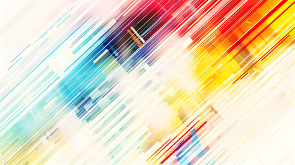 Vibrant and dynamic abstract  Inspired by beach Volleyball with in the background