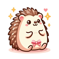 Vector image of a hedgehog