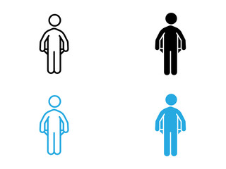 poor person empty pockets icon black and white vector outline sign