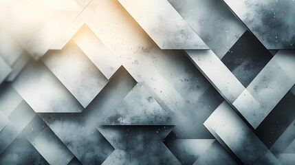 An abstract background with overlapping grey and white geometric patterns, softly blurred for a sleek and elegant appearance.