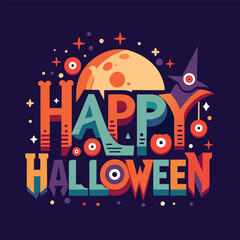 Happy Halloween Vector Illustration