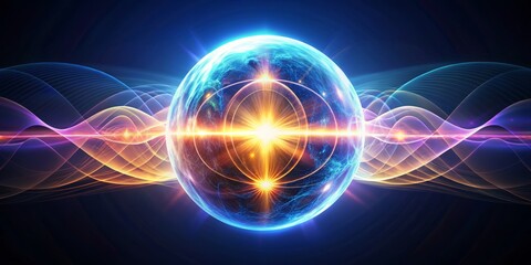 Obraz premium Glowing Orb Rhythms