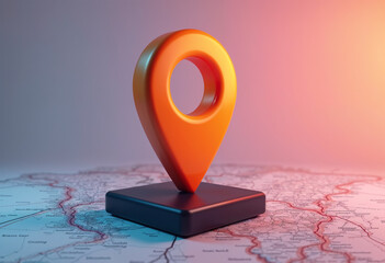 3d map pointer with a pointer