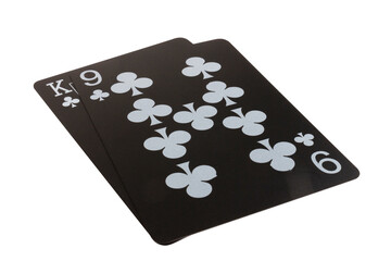 card black game deck point nine club king nine