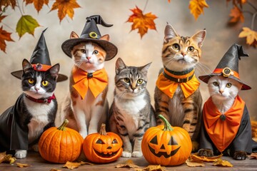 Halloween cat costumes spooky