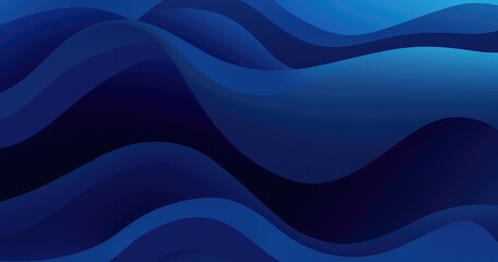 Fototapeta premium A smooth, flowing abstract design in shades of blue, evoking a sense of calm and tranquility.