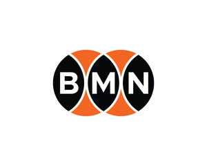 BMN logo design vector template. BMN