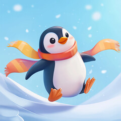 a distinct and engaging visual concept suitable for wallpaper designs with soft colors and cute cartoon animal themes. 