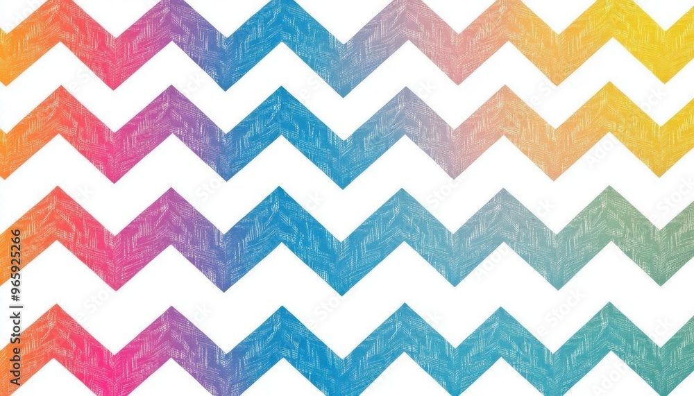 Poster gradient chevron patterns fading in color, seamless repeat, modern and smooth, illustration seamless
