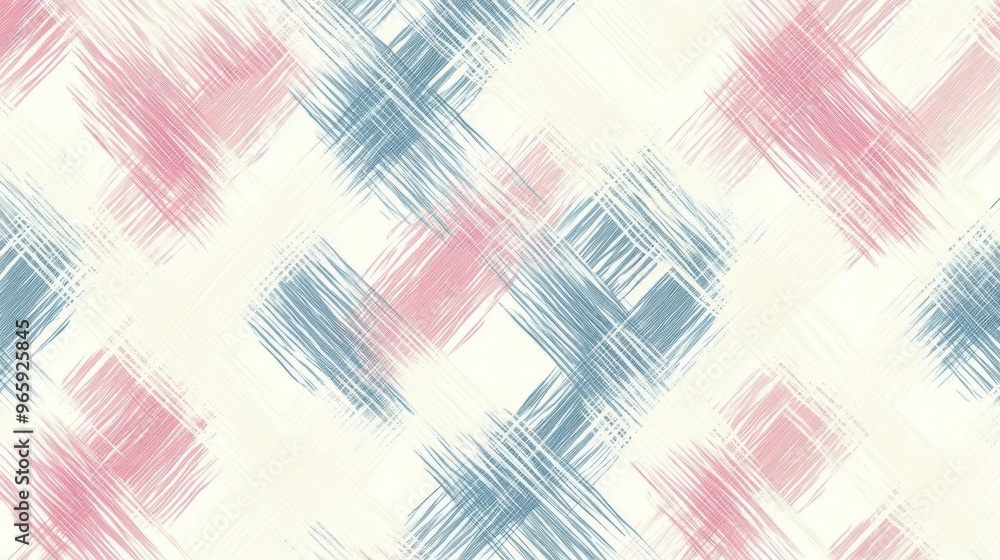 Poster lattice crosshatch grid design in soft colors