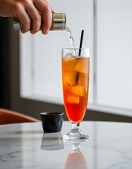 glass of orange juice