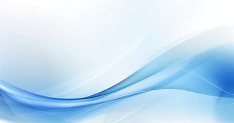 Fototapeta premium A smooth, flowing blue abstract background ideal for various graphic design applications.