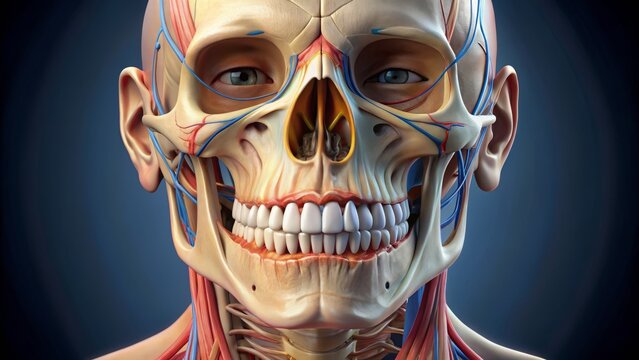 human jaw anatomy structure bone facial