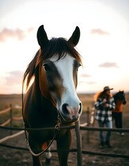 Fototapeta premium portrait of a horse