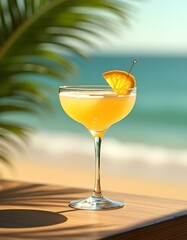 cocktail on the beach