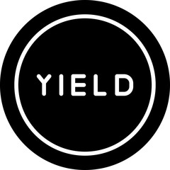 Yield Sign Icon