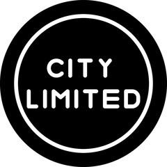 City Limit Sign Icon