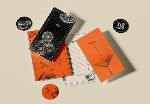 Cocktail Menu Mockup