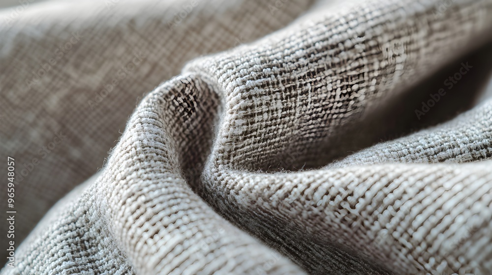 Poster close-up of soft and cozy knitted textile with elegant minimalist pattern