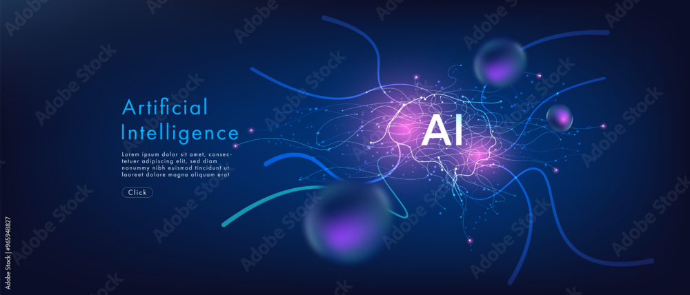 Poster hi-tech digital technology futuristic circuit digital. abstract futuristic design. ai, artificial in