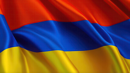 Naklejka premium armenian flag for national Day or Independence Day of armenia