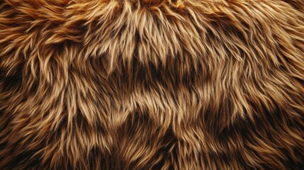 Fototapeta premium Close-up of textured brown fur.