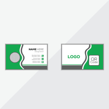 business card with name card  template