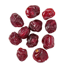 A cluster of dried cranberries, a healthy and delicious snack.