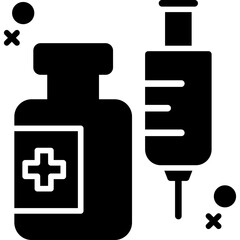 Fototapeta premium Vaccines Icon