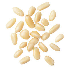 A scattering of pine nuts, perfect for adding a nutty crunch to your favorite dishes.