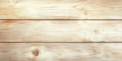 Fototapeta premium Light Brown Wooden Planks with Knots