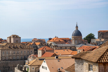 Fototapeta premium Dubrovnik Old Town Rooftops, Croatia