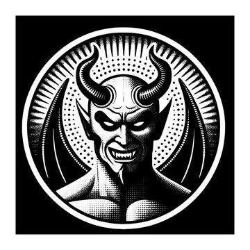 smile devil vector design