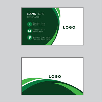 business card with name card  template