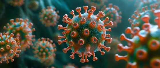 Monkeypox virus is a smallpox-like viral infection transmitted from animals to humans. monkeypox 3d illustration. Pox, Mpox (monkey pox) or poxvirida