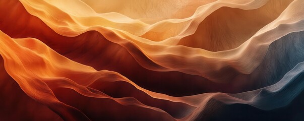 Obraz premium Earthy tones with subtle gradients, abstract grounded texture, natural color flow